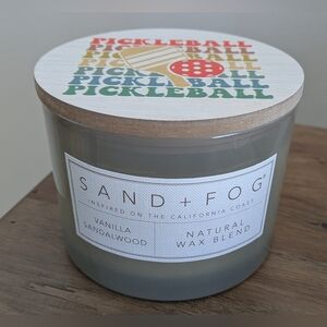 Vanilla Sandalwood Candle with Pickleball Lid